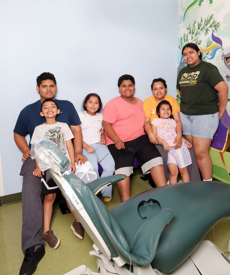 A family visiting Smile Magic in Grand Prairie