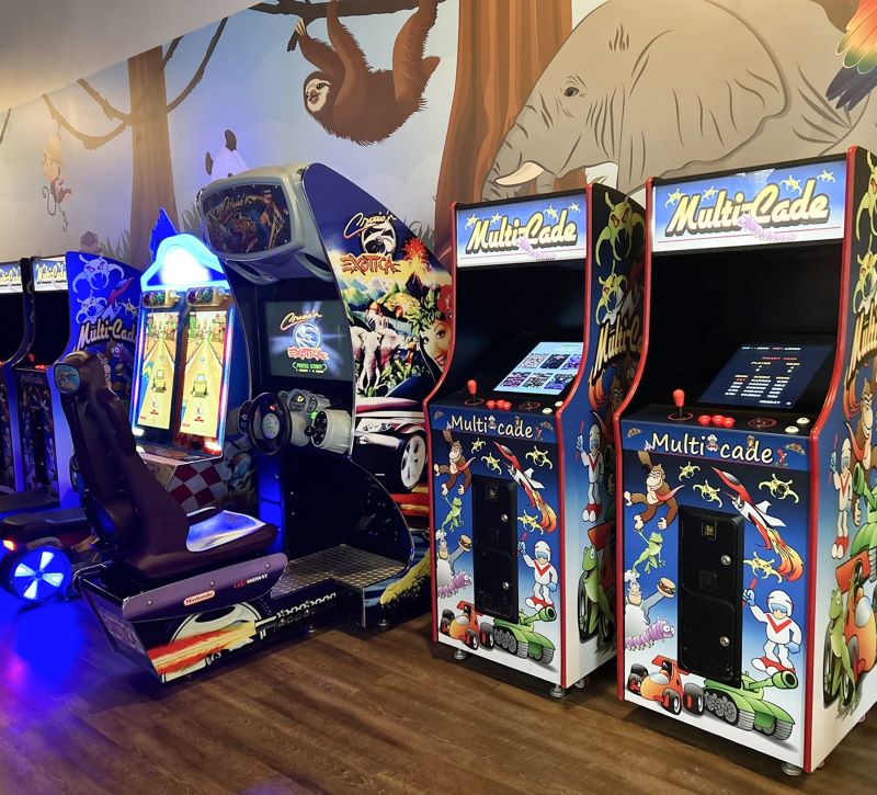 Arcade games at Smile Magic in San Juan