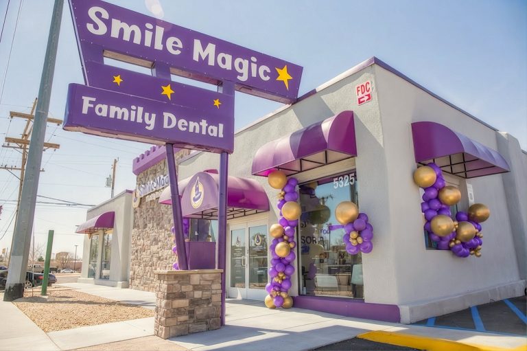Smile Magic Family Dental storefront in Dyer, El Paso