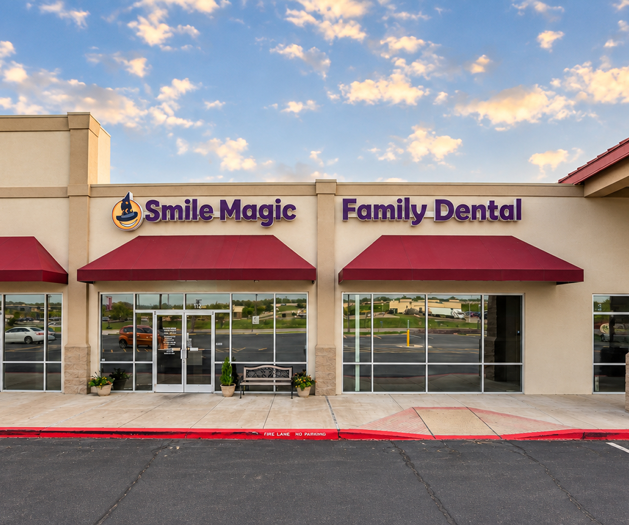 Smile Magic Family Dental storefront in Killeen