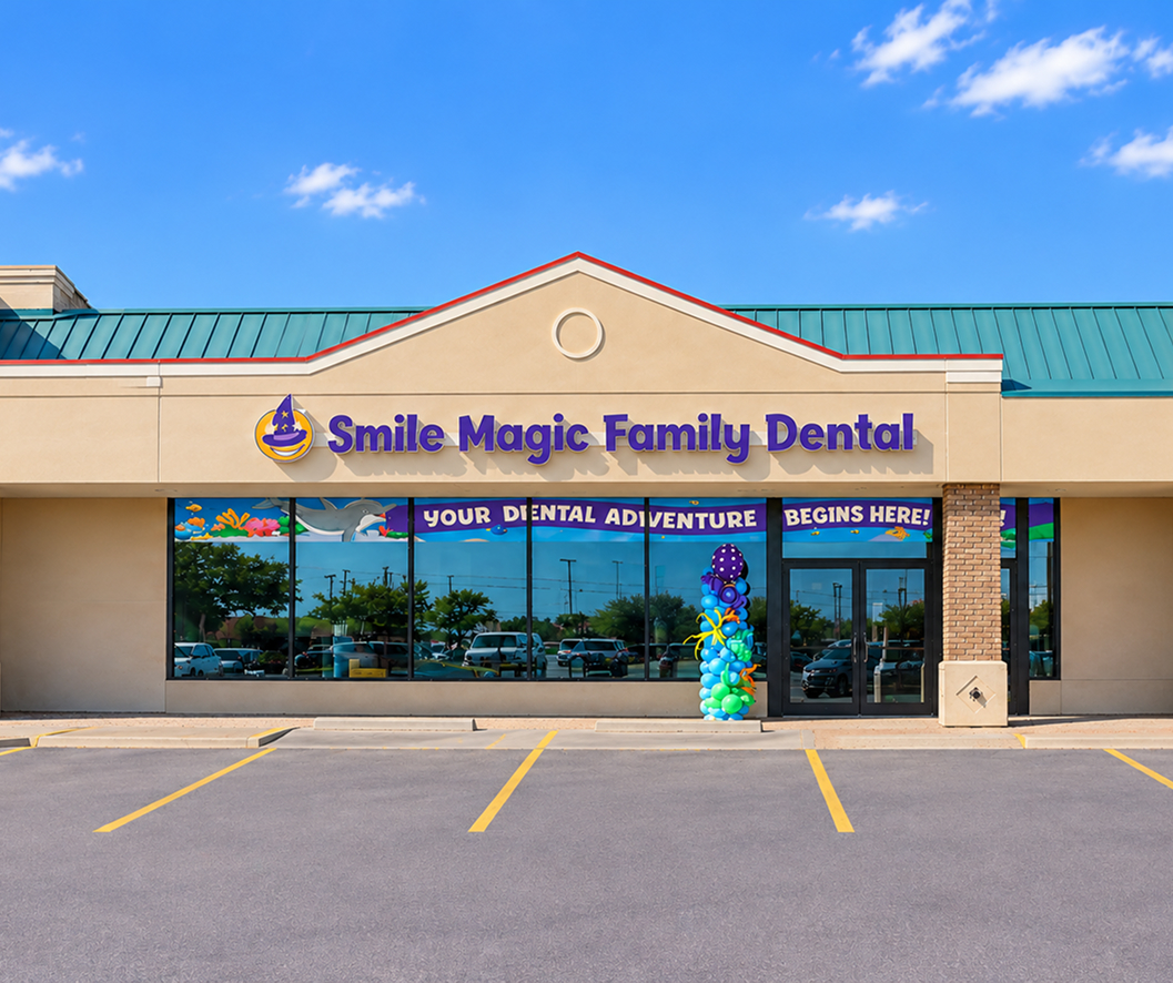 Smile Magic Family Dental storefront in Richardson