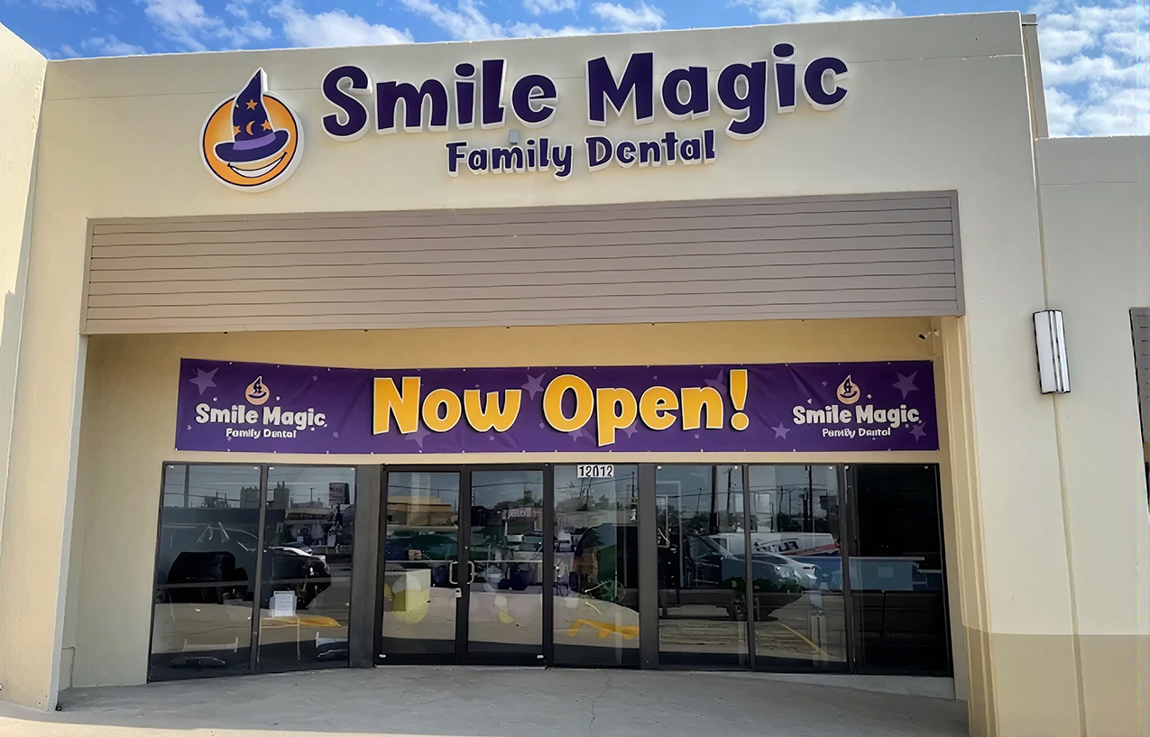 Smile Magic Family Dental storefront in Northeast San Antonio