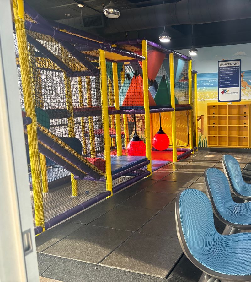 Indoor play structure at Smile Magic in Weslaco