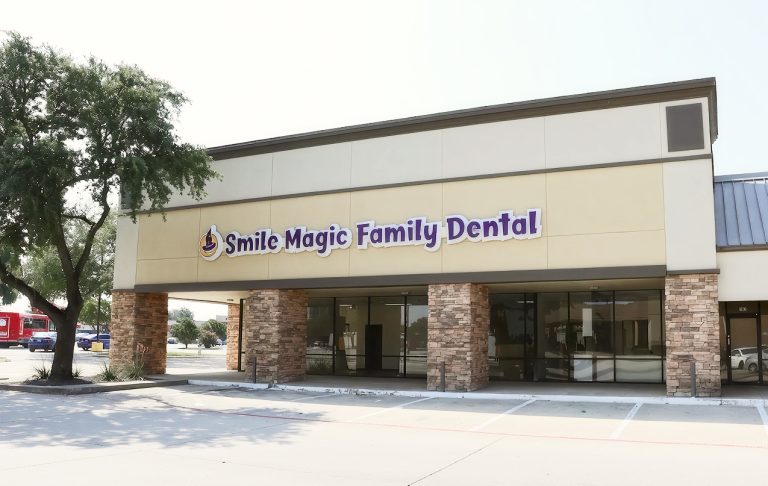 Smile Magic Family Dental storefront in Carrollton