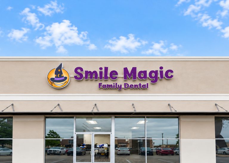 Smile Magic Family Dental storefront in Houston